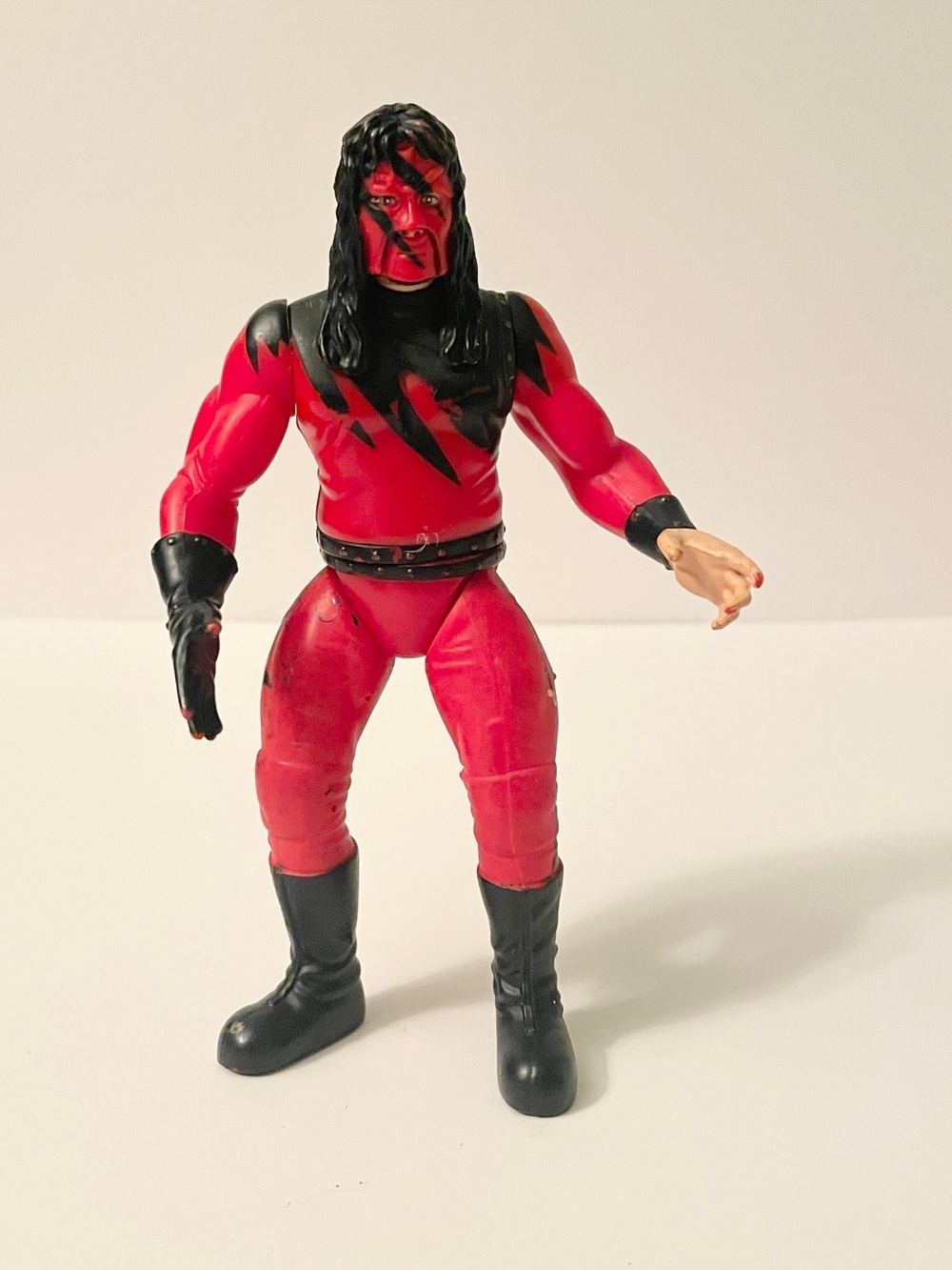 Vintage 1998 WWF Jakks Pacific Kane Action Figure